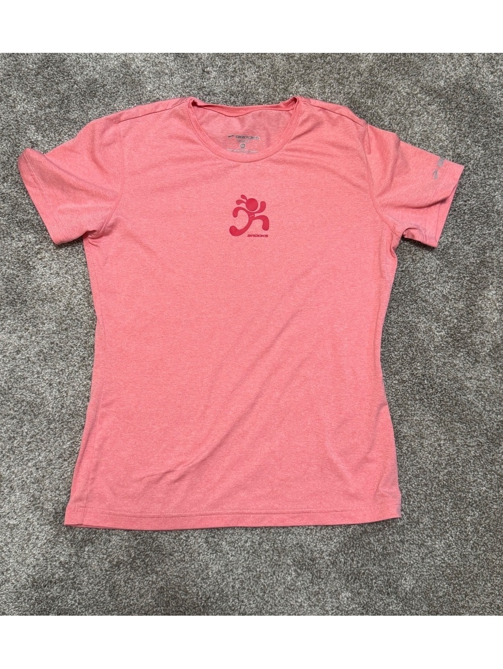 Brooks Women's Medium Pink Short Sleeve T-Shirt